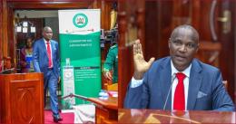 The National Treasury CS Nominee John Mbadiin the National Assembly.